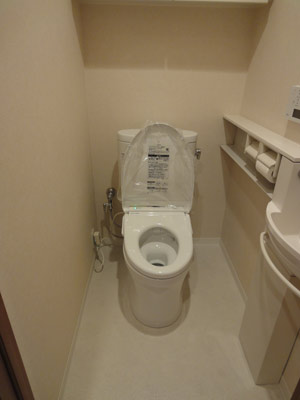 トイレを最新設備に